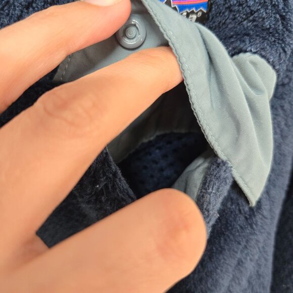 Patagonia Blue Re-Tool Snap-T Pullover Fleece Jacket Fall Women's Size Medium - Picture 4 of 12